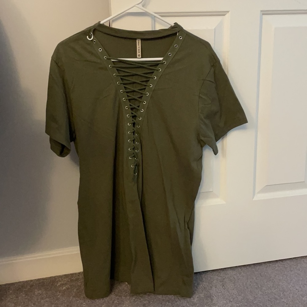 T shirt dress XS - Emma & Sam - Army green